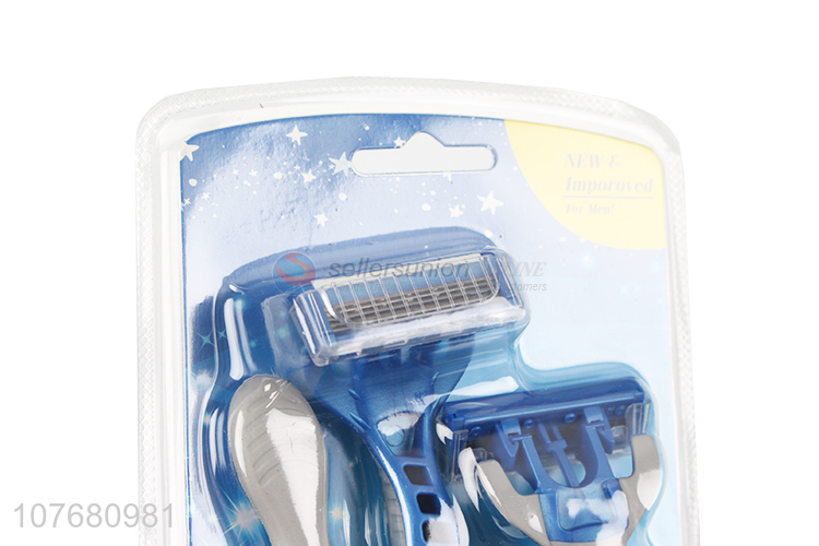 Good quality portable 5blade razor for beard cleaning