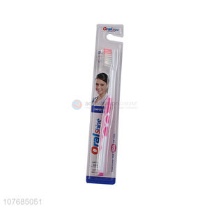 Hot selling gum care cleaning oral toothbrush manual adult female toothbrush