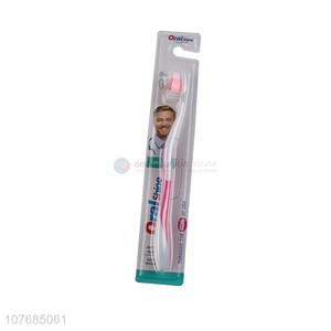 Design fashion super soft bristles adult oral cleaning toothbrush