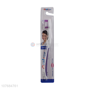 Hot selling adult toothbrush travel manual individually packaged toothbrush