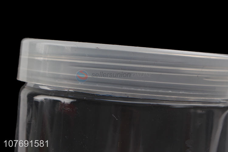 Wholesale clear plastic food storage jar plastic sealed bottle