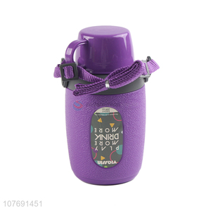 Wholesale 580ml water bottle leakproof drinking bottle with strap