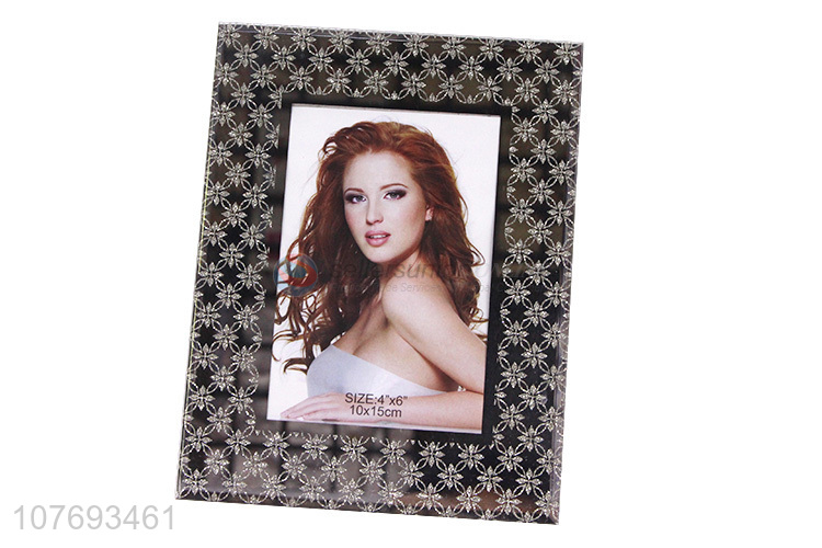 Top Quality Glass Picture Frame Desk Photo Frame With Back Stander