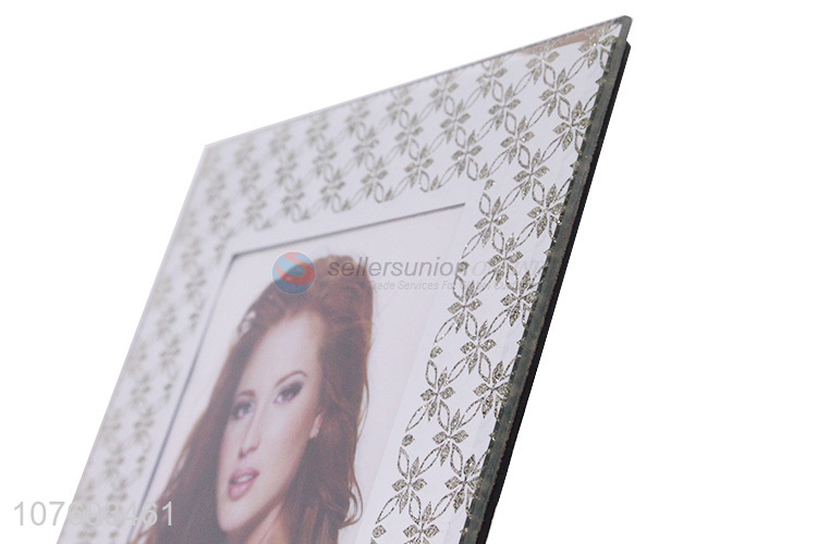 Top Quality Glass Picture Frame Desk Photo Frame With Back Stander