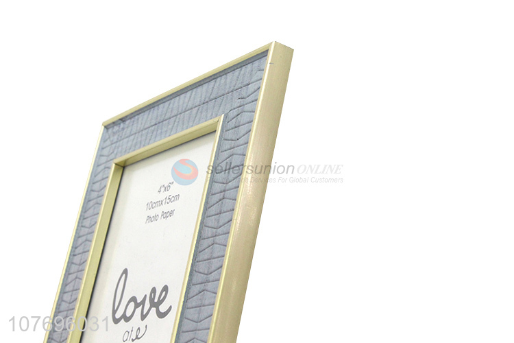 Best selling tabletop photo frame plastic picture frame