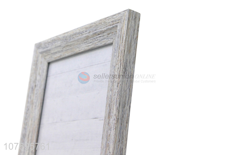 Factory direct sale gray-white plastic photo frame picture frame