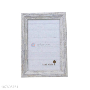 Factory direct sale gray-white plastic photo frame picture frame