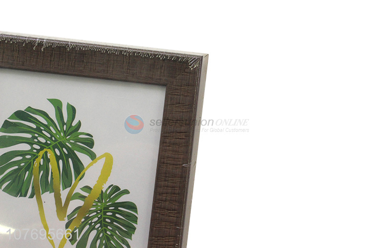 Promotional decorative plastic photo frame simnple picture frame