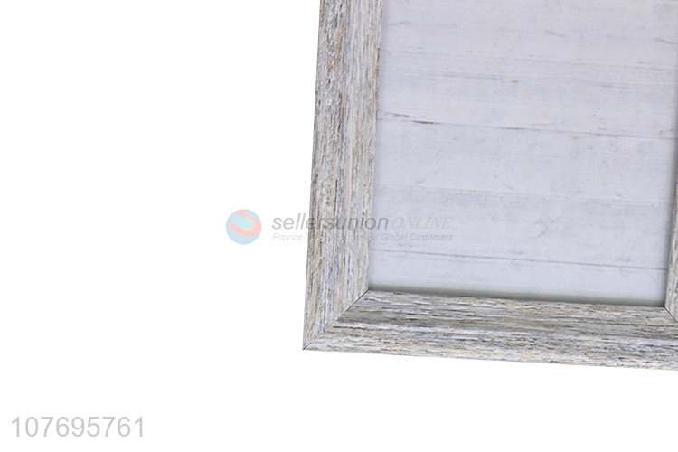 Factory direct sale gray-white plastic photo frame picture frame