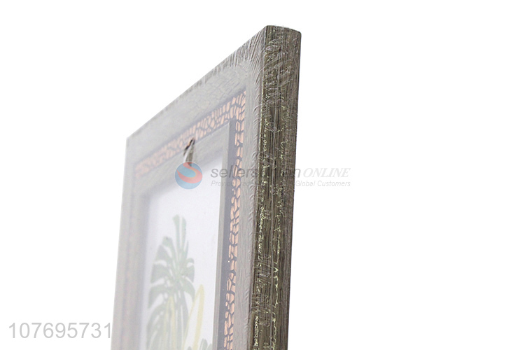 Personalized tabletop photo frame luxury plastic picture frame