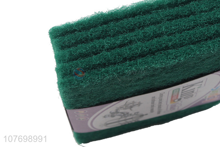 Hot selling kitchen cleaning scouring pad abrasive dish scrubber sponge