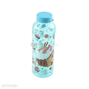 Unique bottle cap design cartoon portable outdoor drinking cup for children