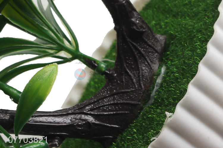High quality beautification plastic fake flower potted indoor