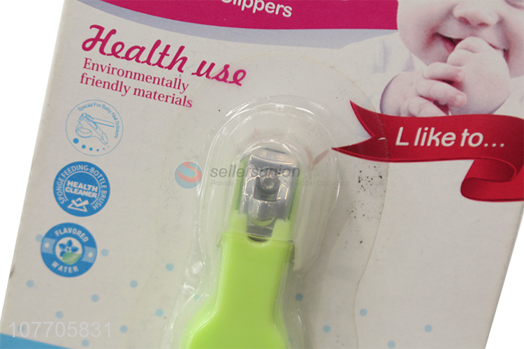 Wholesale baby nail care tool baby nail clipper with cover