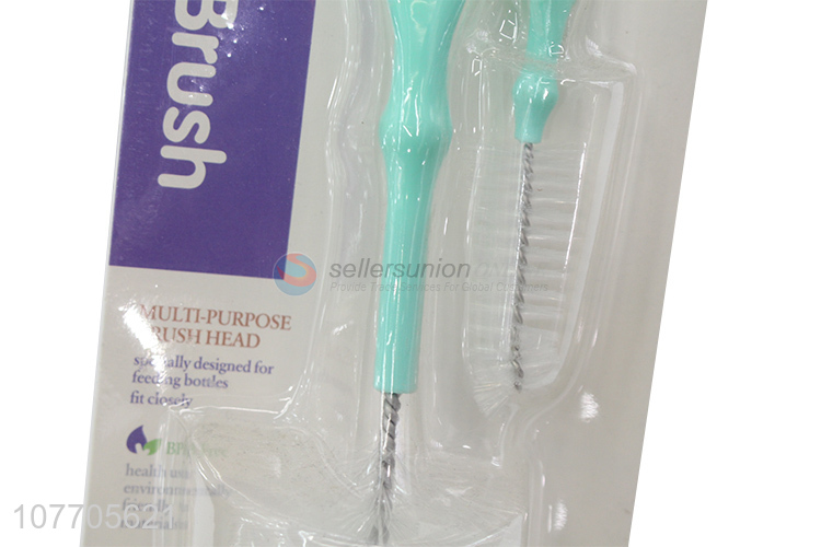 New design feeding bottle brush milk bottle sponge brush