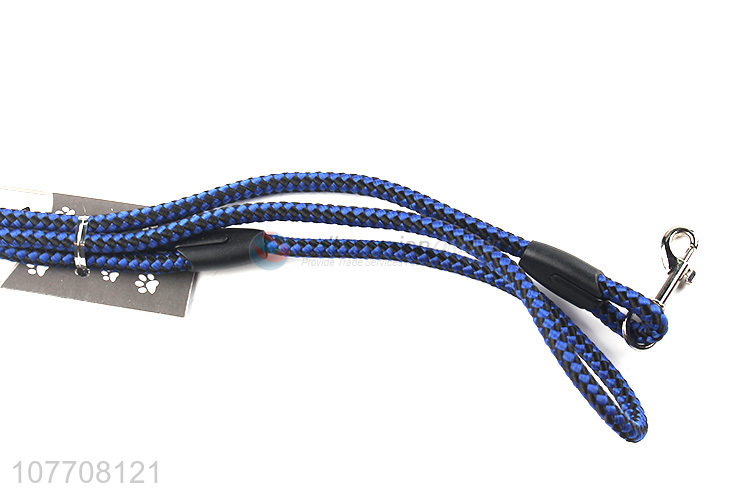 Hot sale single head braided PP round rope dog leash pet leash