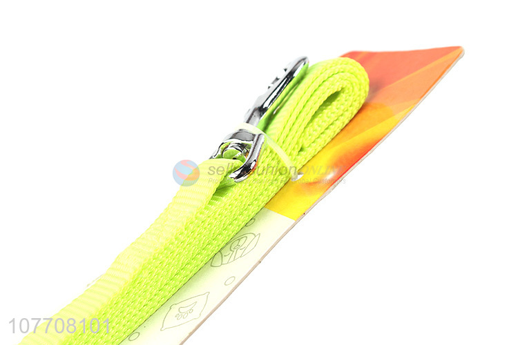 Wholesale fluorescent green strong outdoor dog walking leash