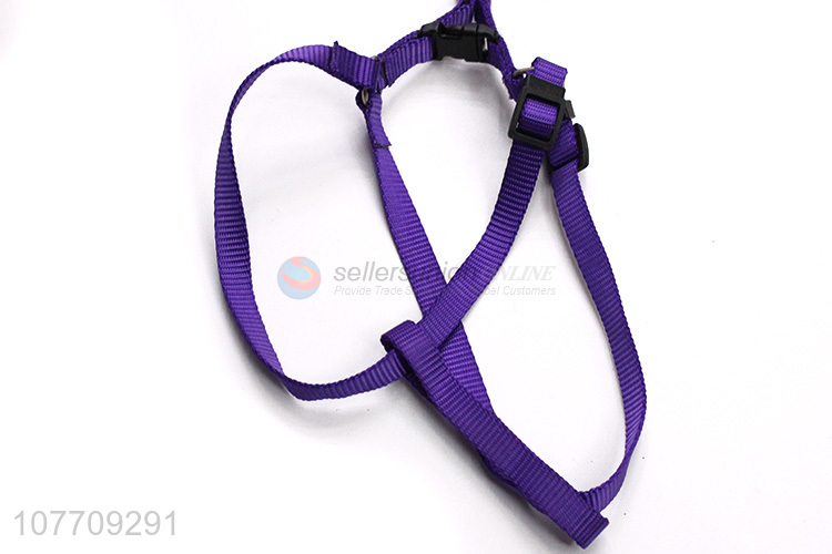 Low price new design purple adjustable pets leash