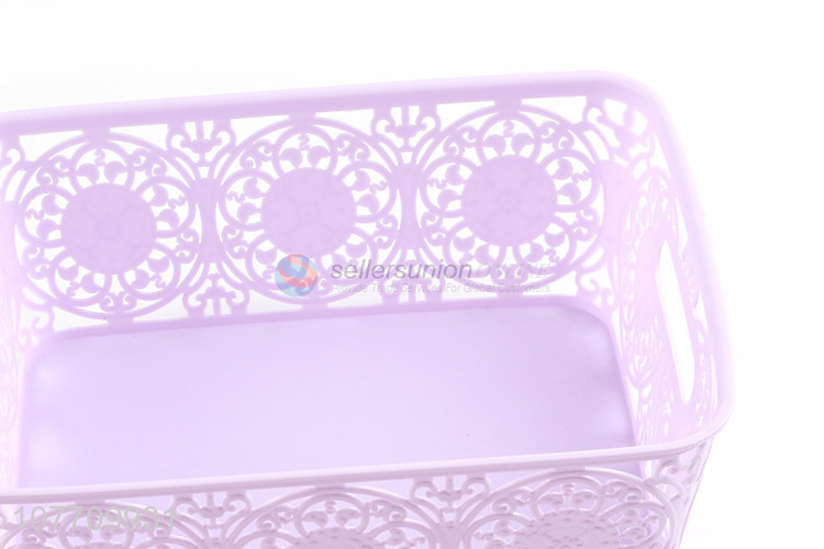 High-quality sundries storage frame household goods storage basket with lid