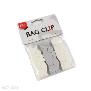 Good sale cute crab shaped plastic sealed clip bag clip