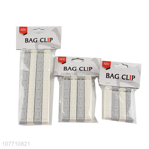 Wholesale bowknot design plastic sealing bag food bread bag clip