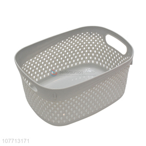 Custom Household Plastic Storage Basket Bathroom Bra Sock Laundry Basket