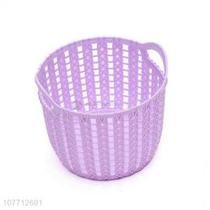 High Quality Household Desktop Organizer Plastic Storage Basket