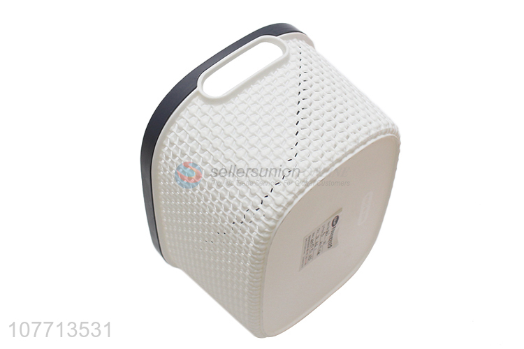 High Quality Rectangle Plastic Storage Basket With Handle Wholesale