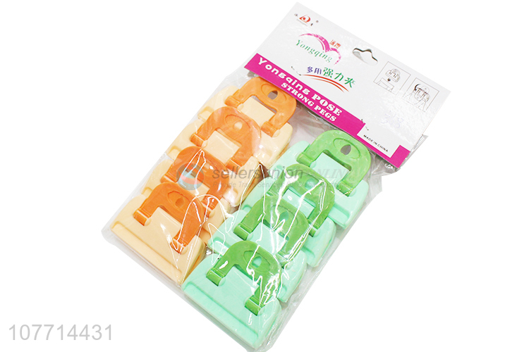 Good Sale Colorful Multipurpose Strong Pegs Household Plastic Clips