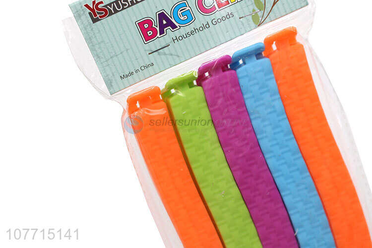 New Style Colorful Plastic Food Bag Storage Sealing Clips