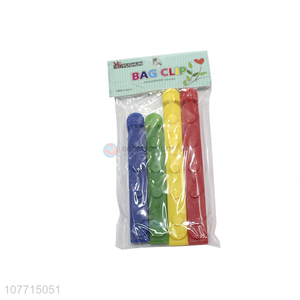 Best Price Colorful Plastic Food Bag Storage Sealing Clips Seal Clamp