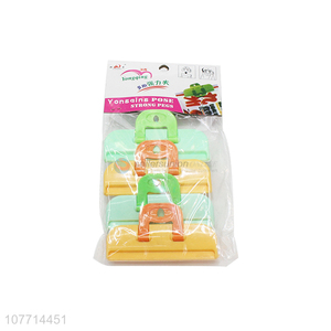 Good Sale 4 Pieces Plastic Clips Strong Peg Multipurpose Clip Set