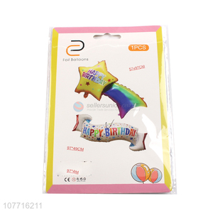 Hot selling birthday party decoration shooting star balloon