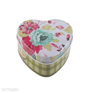 High-quality heart-shaped wedding gift box tinplate wedding candy box