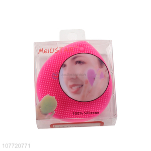 Drop Shape Silicone Facial Cleaning Mat Makeup Wash Face Brush