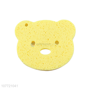 Cute Bear Design Soft Face Cleaning Sponge Facial Puff