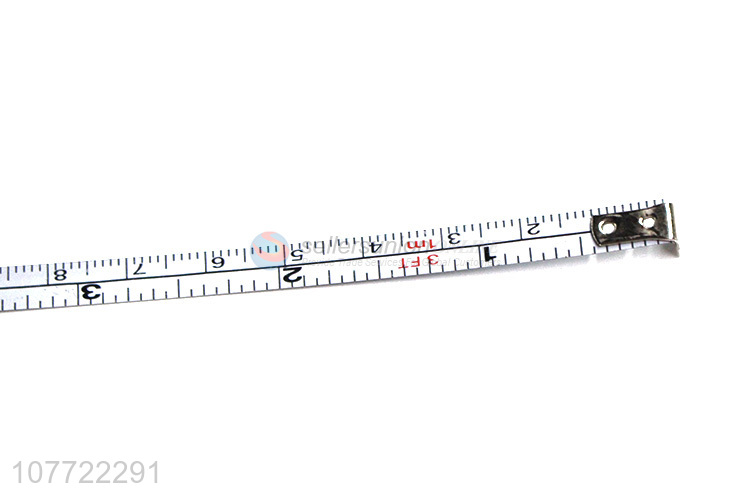 Convenient mini key chain 1 meter steel tape measure