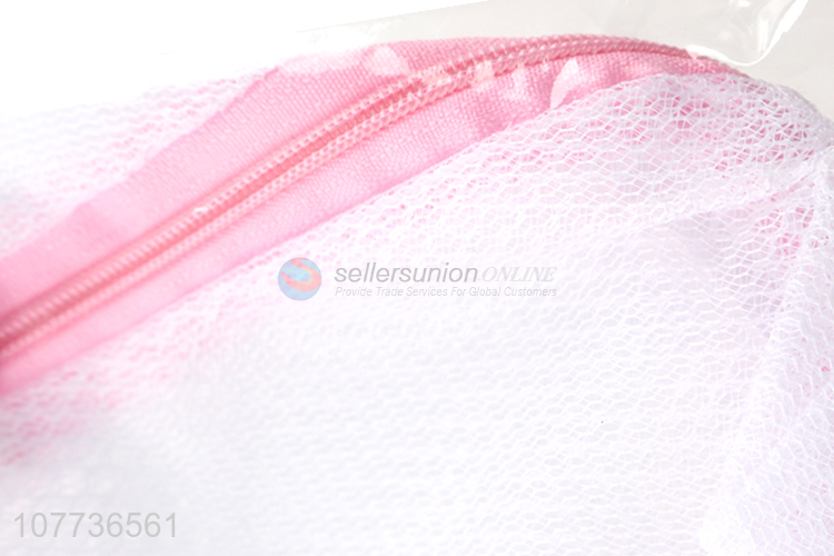 Low price 2-tier mesh bra washing bag underwear lingerie wash bag