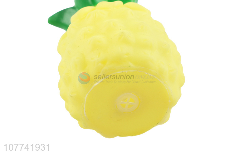 Soft plastic fruit shape funny baby bath swim toys