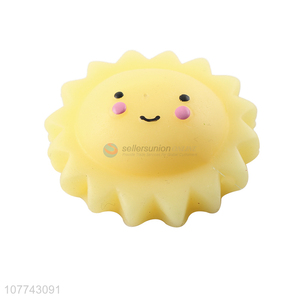 New style light yellow sun rebound toy vent toy