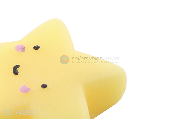 New design light yellow star vent toy rebound toy