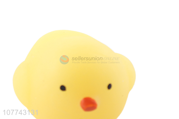 Popular small yellow chicken decompression toy children toy