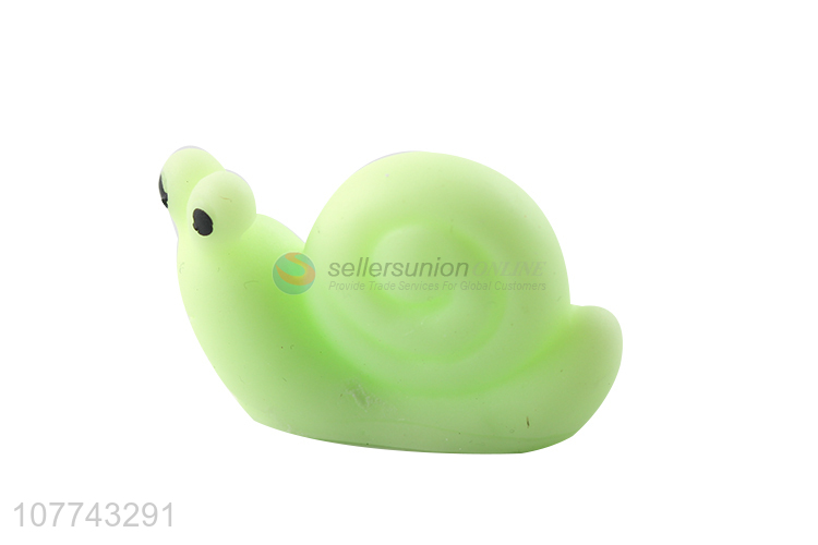 Unique design creative snail slow rebound decompression toy