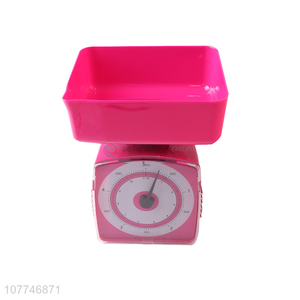 Hot selling colorful plastic kitchen scale weighing scale with tray