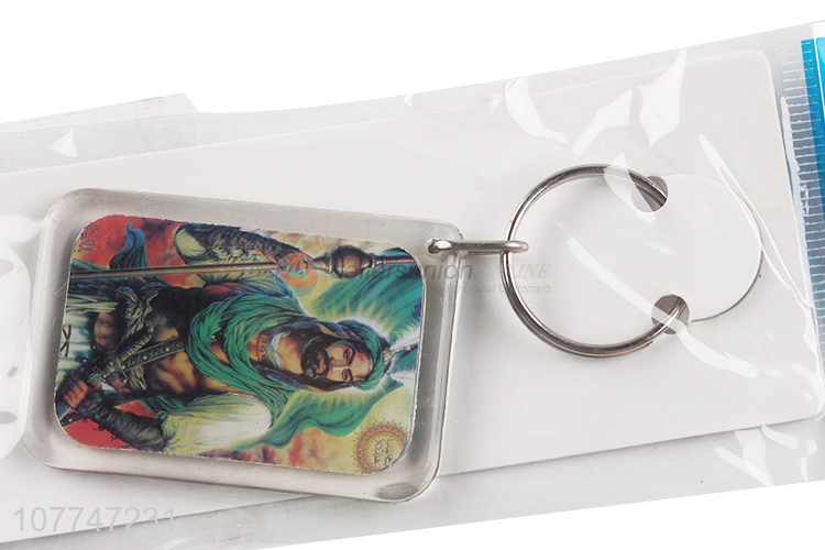 Cool Design Acrylic Pendant Key Ring Customizable Keychains