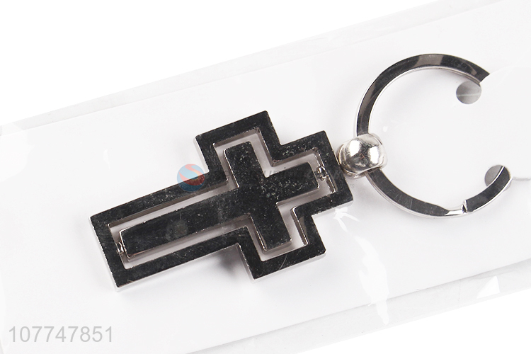 Best Quality Cross Pendant Key Chain Zinc Alloy Key Ring
