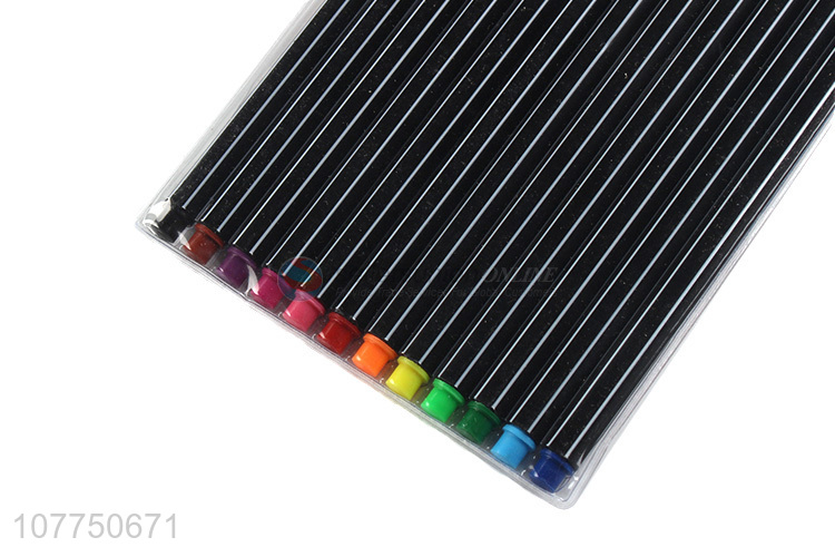 New arrival 12 colors fine line markers permanent fine liner