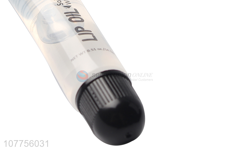 Clear brightening hydrating makeup lip oil