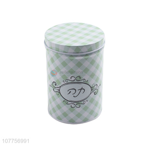 Fashion Style Cylindrical Jar Tin Can Best Storage Box