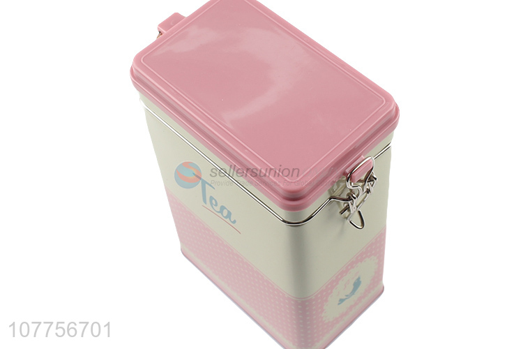 Hot Selling Tin Box Storage Box Fashion Tea Caddy